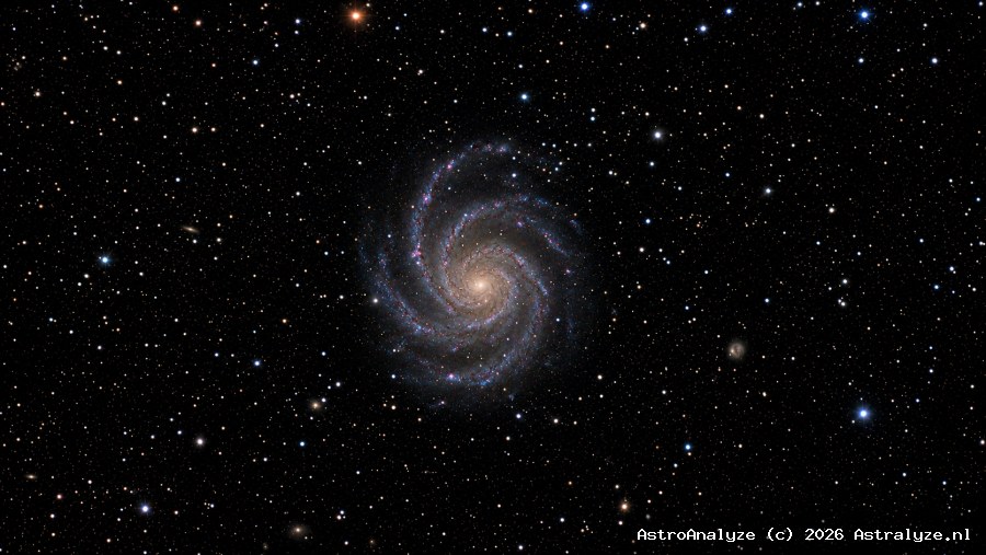 Messier 101 - Windmolenstelsel - AI aangepast