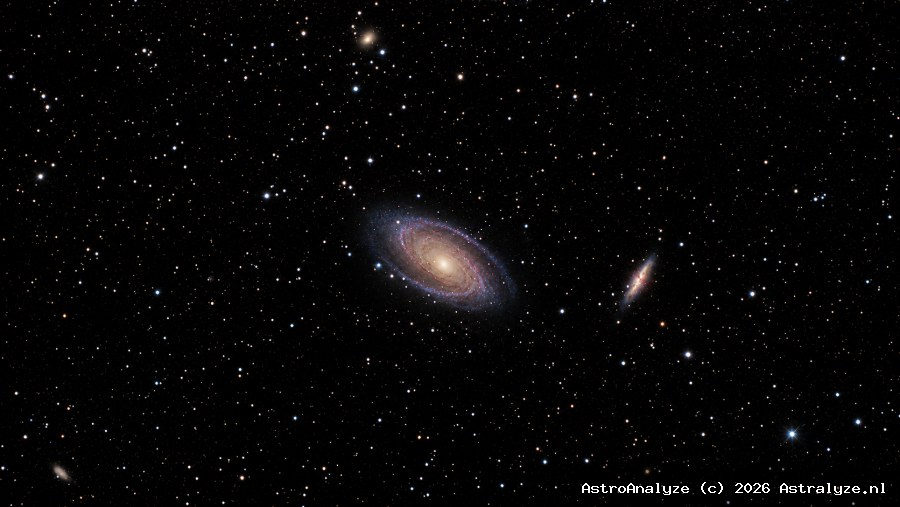 Messier 81 - Bodestelsel - AI aangepast